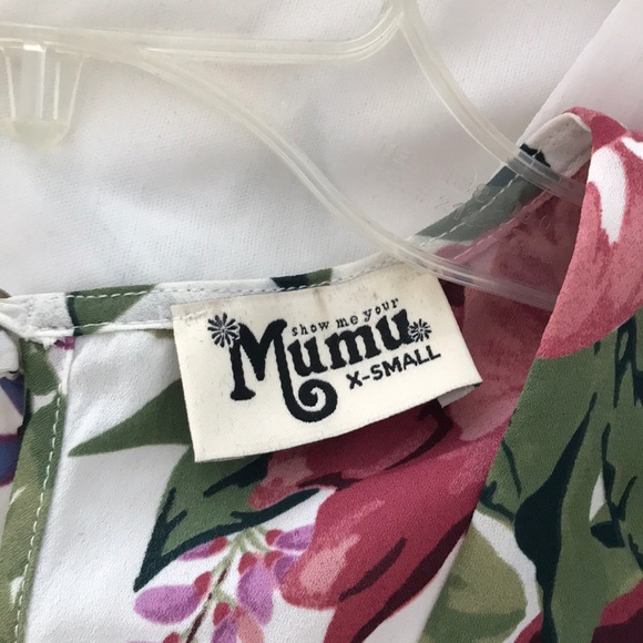 SHOW ME YOUR MUMU floral ROMPER Sz XS - Picture 3 of 3